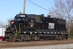 NCYR 2068 comes to pick up cars from CSX 